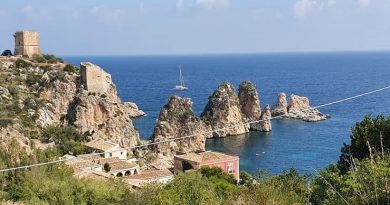 Il mare di Sicilia nell’arte: la spiaggia di Scopello.