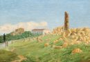 Sicilia soggetto d’arte: il tempio di Giove della Valle dei Templi di Agrigento  in un opera dell’artista danese Johan Rohde