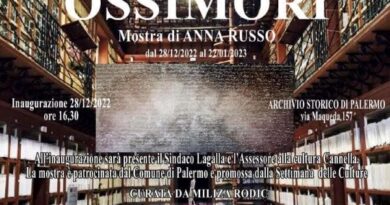 Ossimori, mostra di Anna Russo presso l’Archivio Storico di Palermo