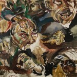 Volti di mafiosi, 1963, olio su tela 64x84 cm